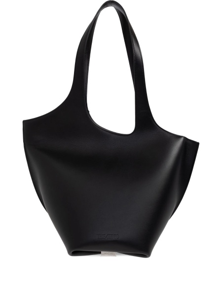 Geanta de mana THE ATTICO neagra din piele