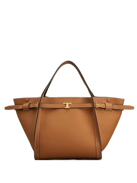 Geanta de mana TOD'S maro din piele