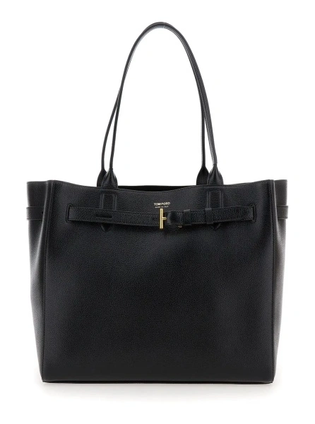 Geanta de mana Tom Ford neagra din piele