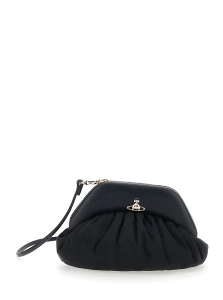 Geanta de mana Vivienne Westwood neagra din piele 'Brooke'