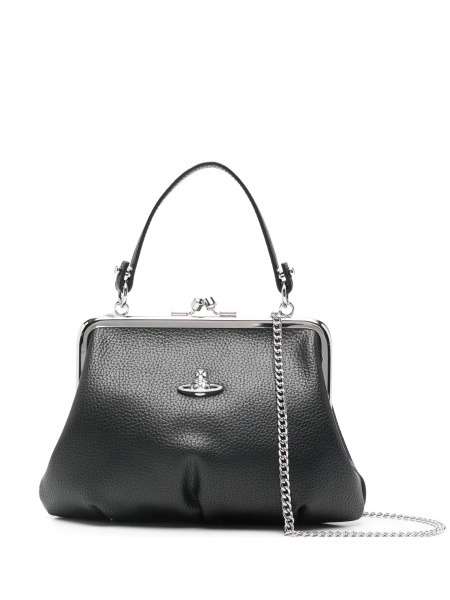 Geanta de mana Vivienne Westwood neagra din piele