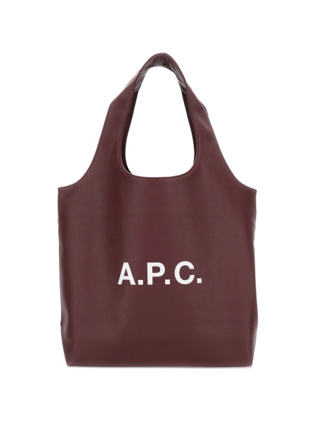 Geanta de umar A.P.C. maro din polyester si material textil
