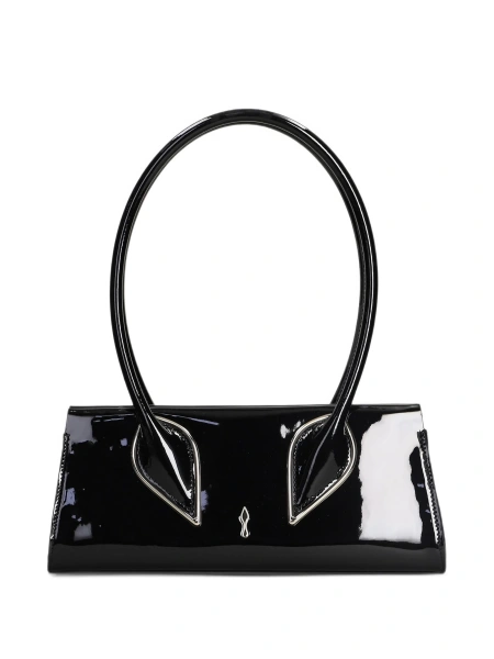 Geanta de umar Christian Louboutin neagra din piele