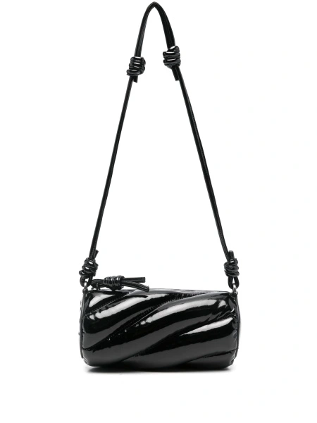 Geanta de umar Fiorucci neagra din piele eco