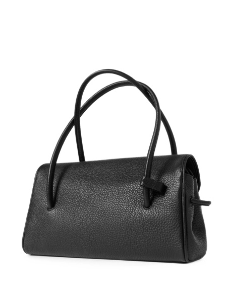 Geanta de umar JACQUEMUS Turismo neagra din piele