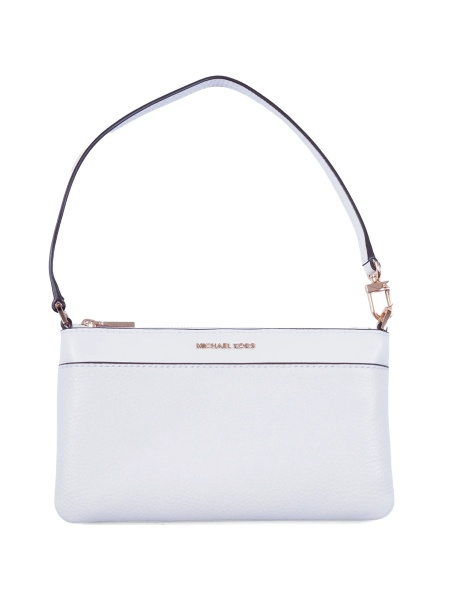Geanta de umar Michael Kors alba din piele