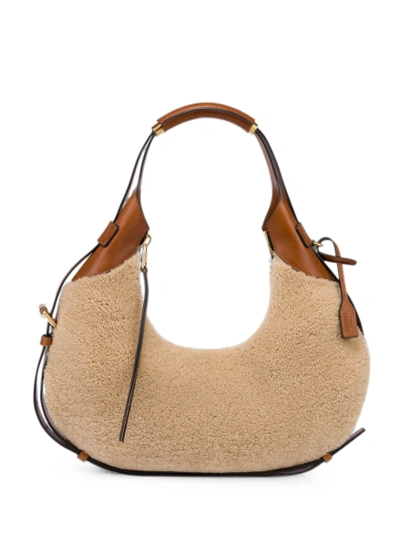 Geanta de umar Moschino neutra din piele