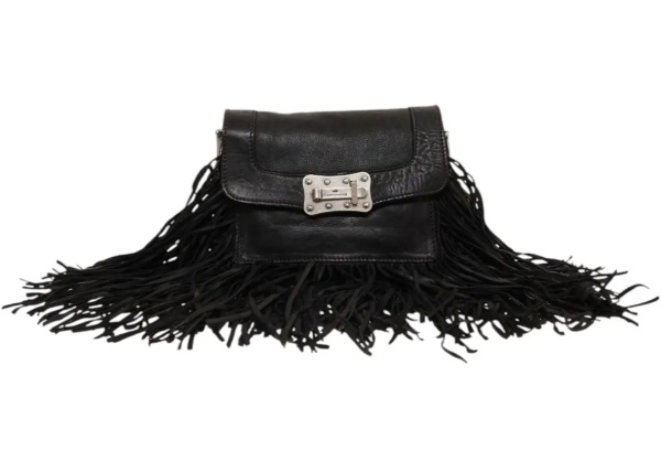 Geanta de umar Shoulder bag with fringe details
