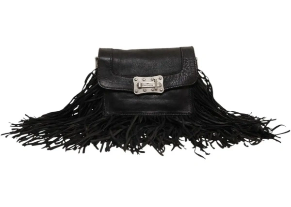Geanta de umar Shoulder bag with fringe details