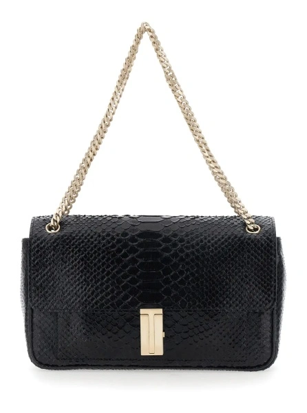 Geanta de umar Tom Ford neagra din piele