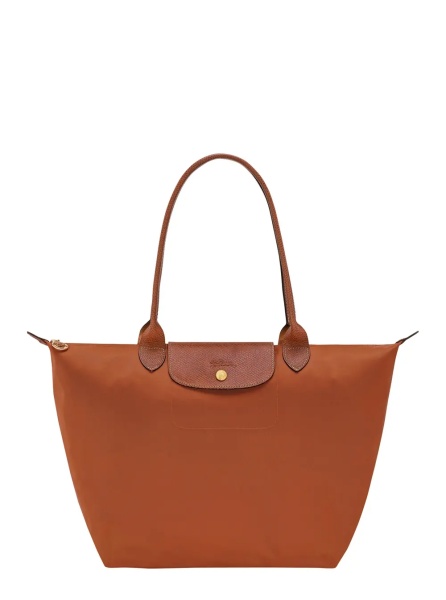 Geanta de umar Tote bag 'Le Pliage Original' with Logo Printed in Recycled Canvas Brown Women