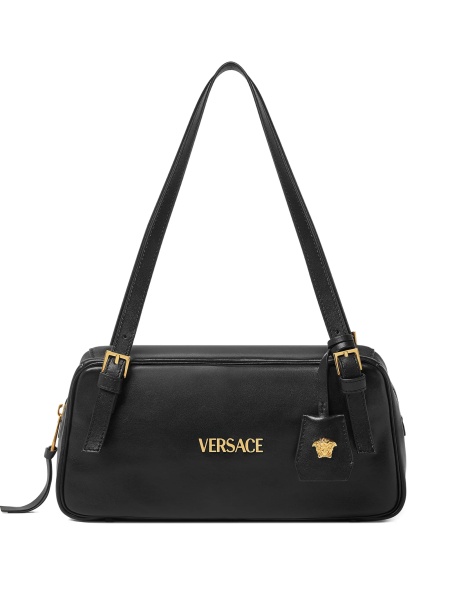 Geanta de umar Versace neagra din piele