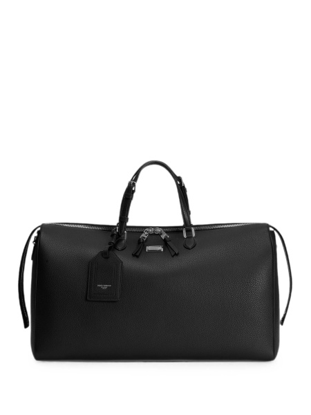 Geanta de voiaj Dolce & Gabbana neagra din piele si pvc