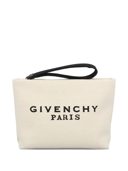 Geanta plic Givenchy neutra din poliuretan si in