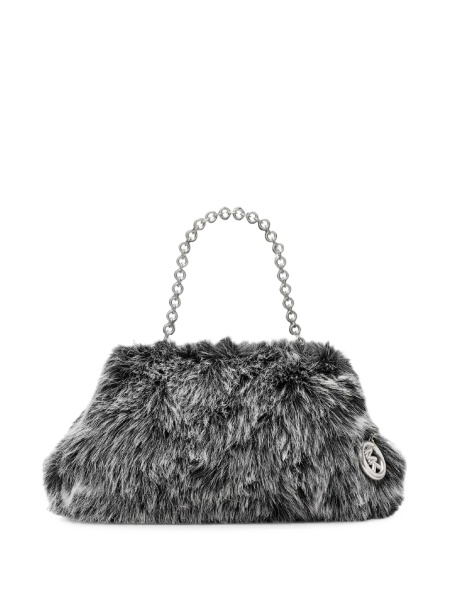 Geanta plic Michael Kors neagra din poliester reciclat
