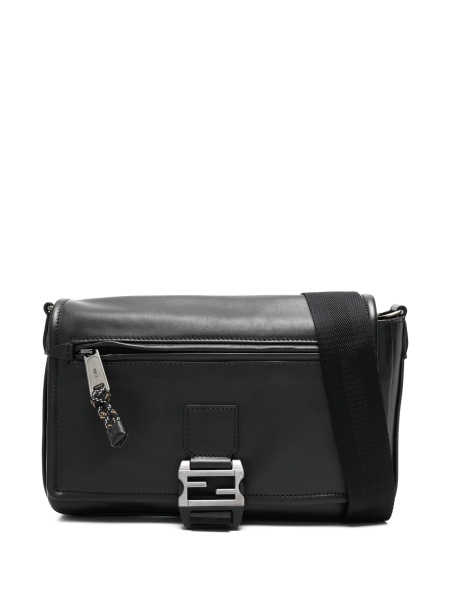 Geanta tip postas Fendi neagra din piele
