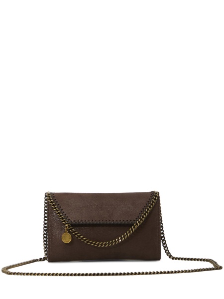 Geanta tip postas Stella McCartney falabella maro din piele eco