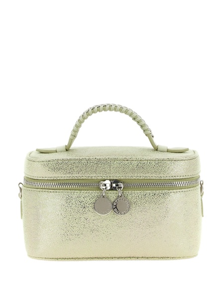 Geanta tip postas Stella McCartney falabella verde din polyester