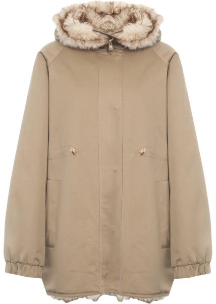 Geci Parka with detachable fur trim