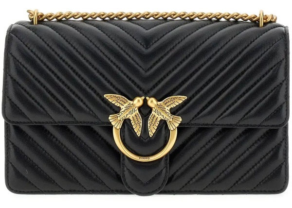Genti Chevron leather 'Love One Classic' bag
