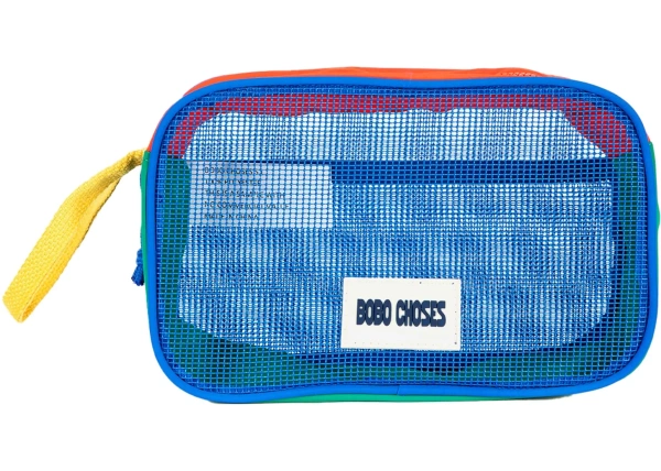 Genti "Color Block Mesh" Clutch Bag