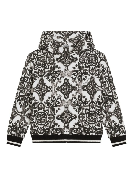 Hanorac Dolce & Gabbana negru din bumbac