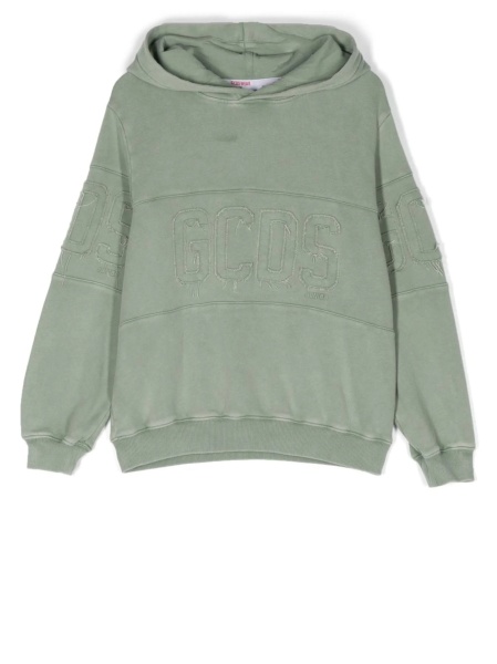 Hanorac GCDS verde din bumbac