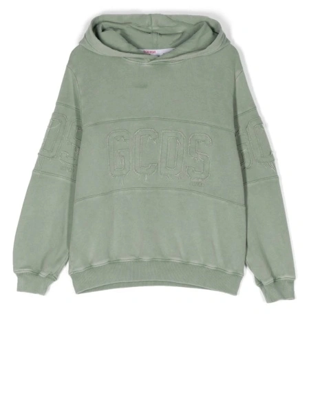 Hanorac GCDS verde din bumbac