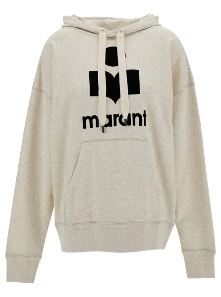 Hanorac Isabel Marant alb din bumbac