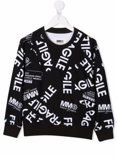 Hanorac MM6 Maison Margiela negru