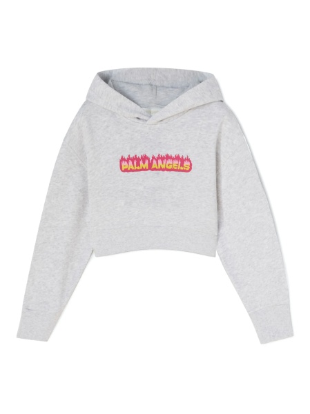 Hanorac Palm Angels gri din bumbac