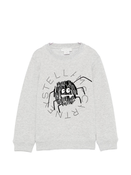 Hanorac Stella McCartney gri din bumbac