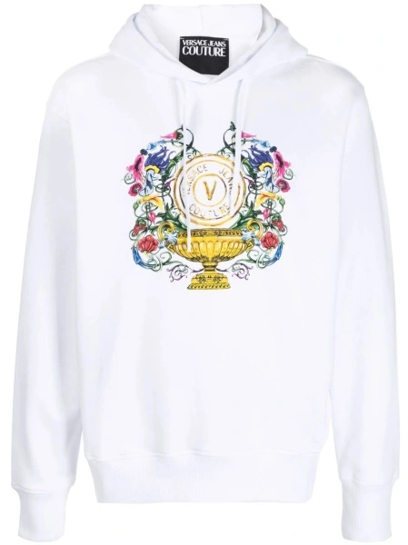 Hanorac Versace Jeans Couture alb