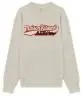 Hanorace Grey Crewneck Sweatshirt with Print on the Front and Ribbed Trims in Cotton Man