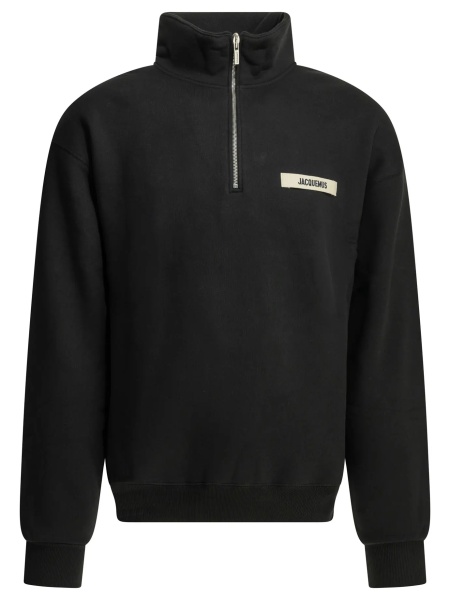 Hanorace "Le Camionneur Gros Grain" Half Zip Sweatshirt