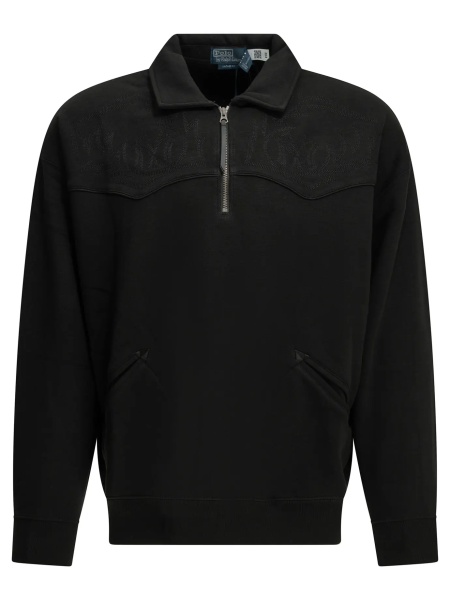 Hanorace "MLB" Polo-Collar Sweatshirt