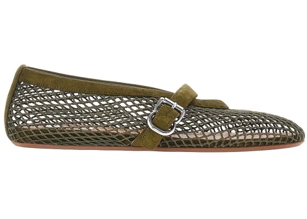 Incaltaminte Fishnet ballerina flats