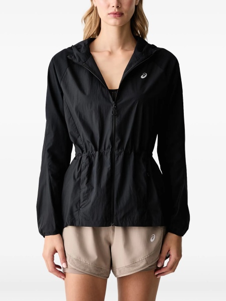 Jacheta ASICS neagra din material textil
