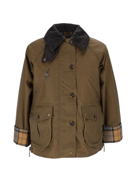 Jacheta Barbour maro din bumbac