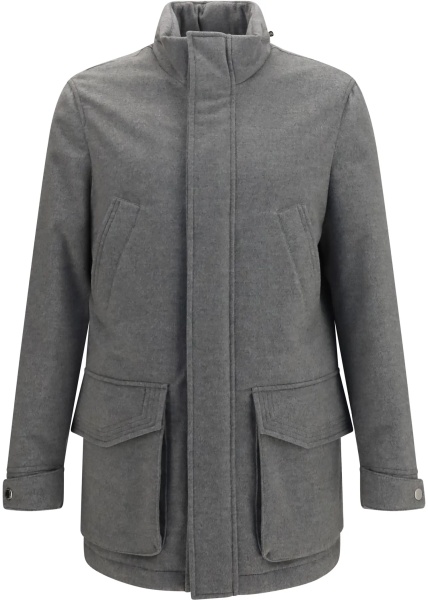 Jacheta Cashmere Jacket with zip and buttons