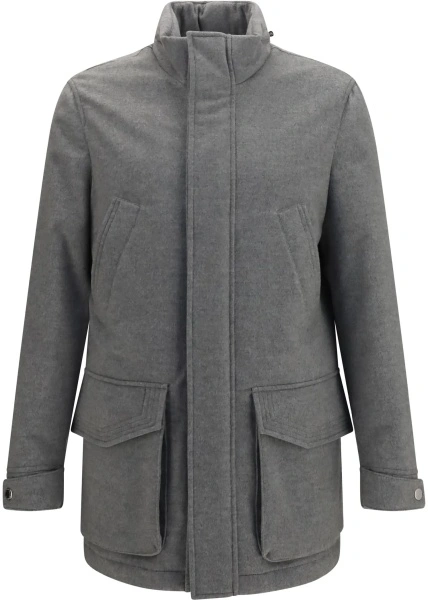 Jacheta Cashmere Jacket with zip and buttons
