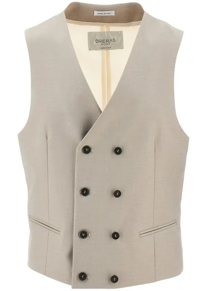 Jacheta Double-breasted tailored vest
