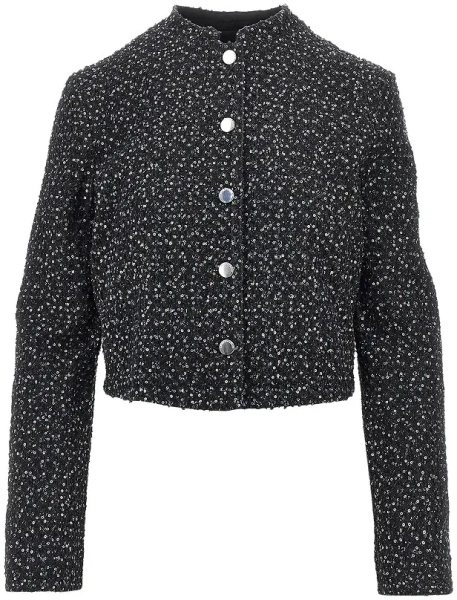 Jacheta Emporio Armani albastra din denim