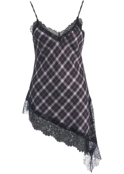 Maiou Top with check pattern