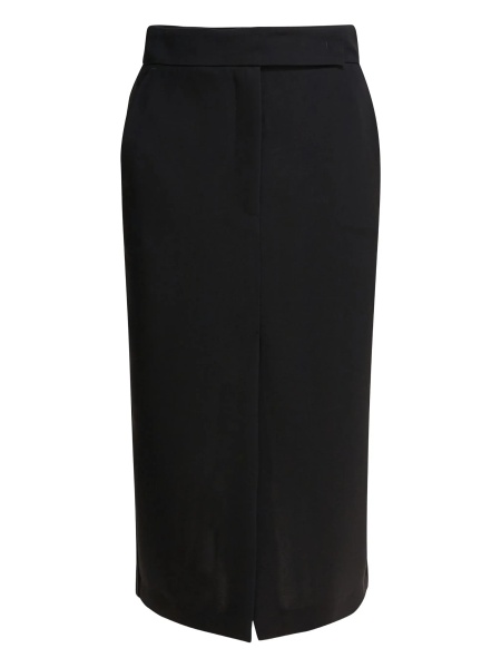 Midi skirt with double slit
