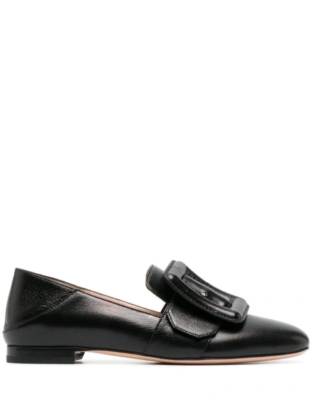 Mocasini Bally negri din piele