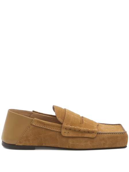Mocasini JACQUEMUS maro din piele intoarsa