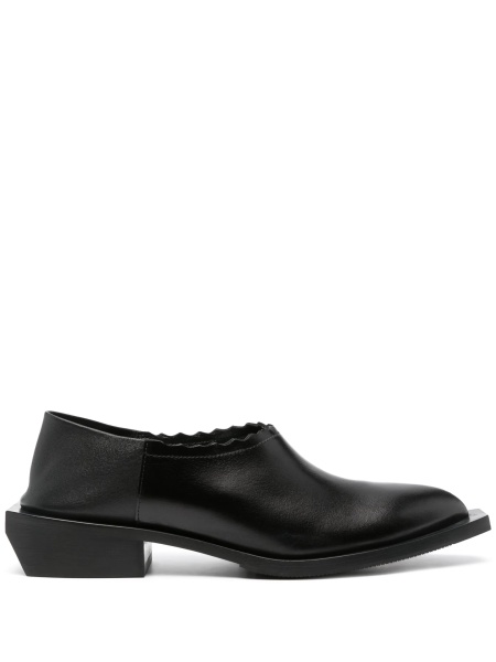 Mocasini Moschino negri din piele