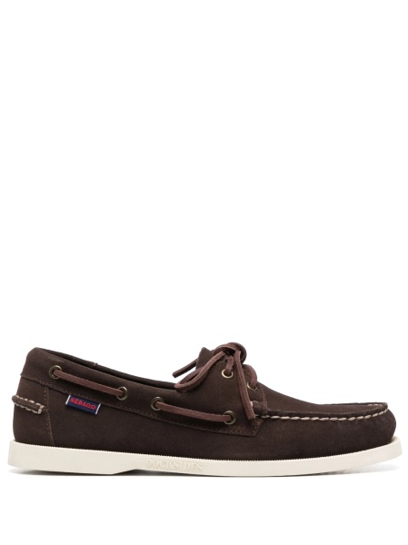 Mocasini Sebago maro din piele