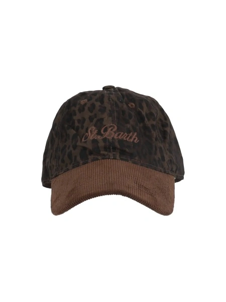 Palarii BASEBALL WAX CORDUROY S-DARK LEOPARD 18 EMB